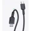Aukey CB-CD45 USB-C į USB-C kabelis, Quick Charge, 0,9 m, juodas