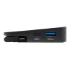USB-C Dock, trigubas ekranas - 4K HDMI ir DP, VGA, USB 3.2 Gen 1, USB-A/C šakotuvas, GbE, 100W PD įkrovimas