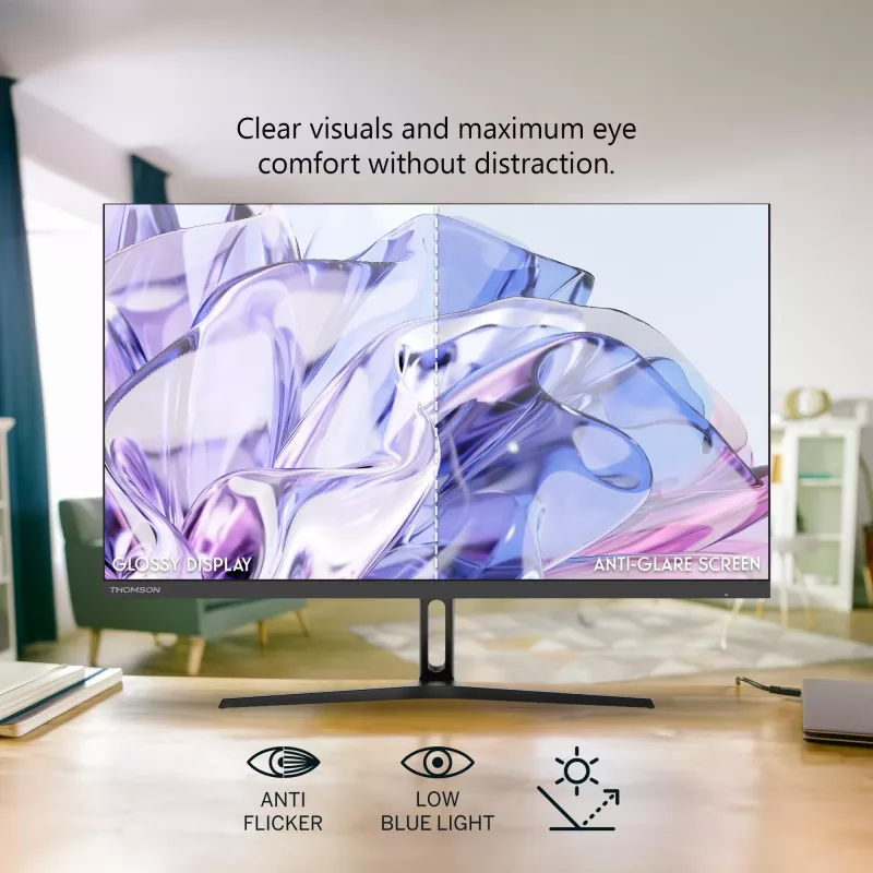 Monitorius THOMSON M24FB2Y14 24 colių (61 cm) Full HD 1920x1080 VA LED, 14 ms, VESA, juodas