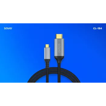 Laidas USB-C į HDMI v2.0b, 3 m, varinis CL-184