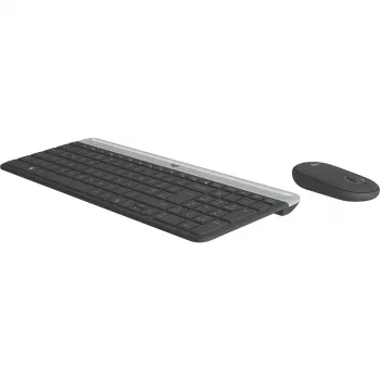 Belaidė klaviatūra ir pelė Logitech MK470 Slim Combo (grafitas)