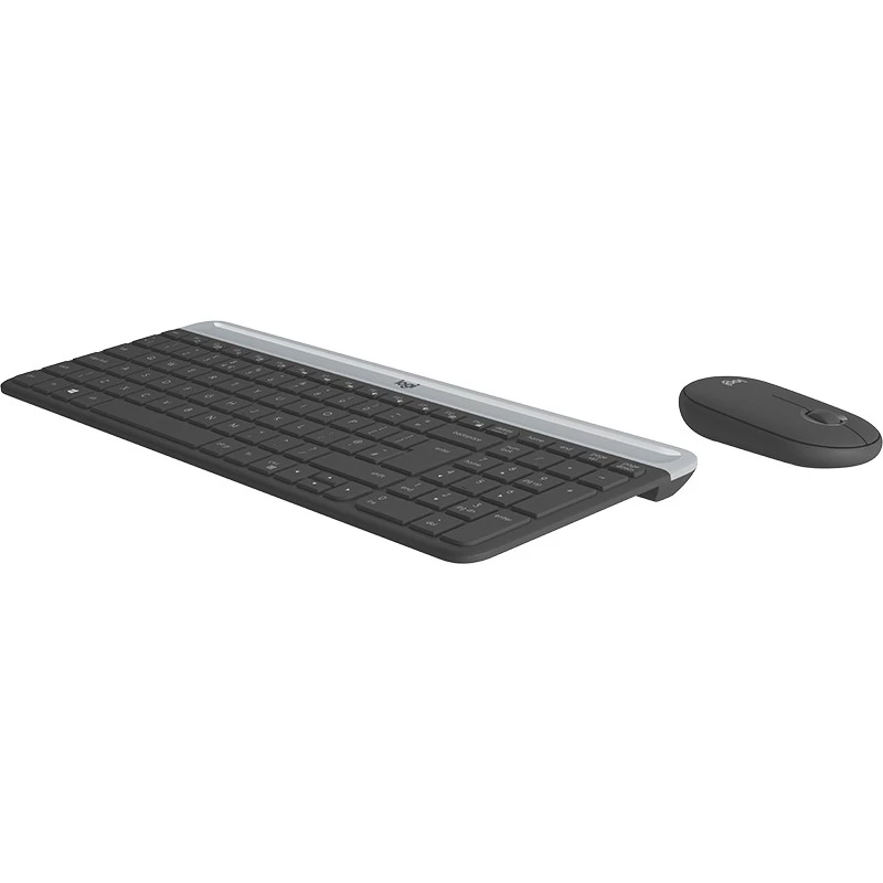 Belaidė klaviatūra ir pelė Logitech MK470 Slim Combo (grafitas)