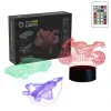 LED dekoratyvinė automobilio lempa MANTA SNL121RGB RGB 3D šviesa automobiliams ir motociklams