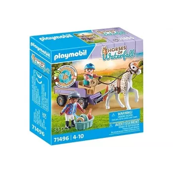 Playmobil 71496 Žirgai prie krioklio: Ponio vežimas
