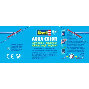 Revell 36106 Aqua-Colour Teer-Black (matinis) spalvos kodas: 06 RAL spalvos kodas: 9021 dozė 18 ml (36106)