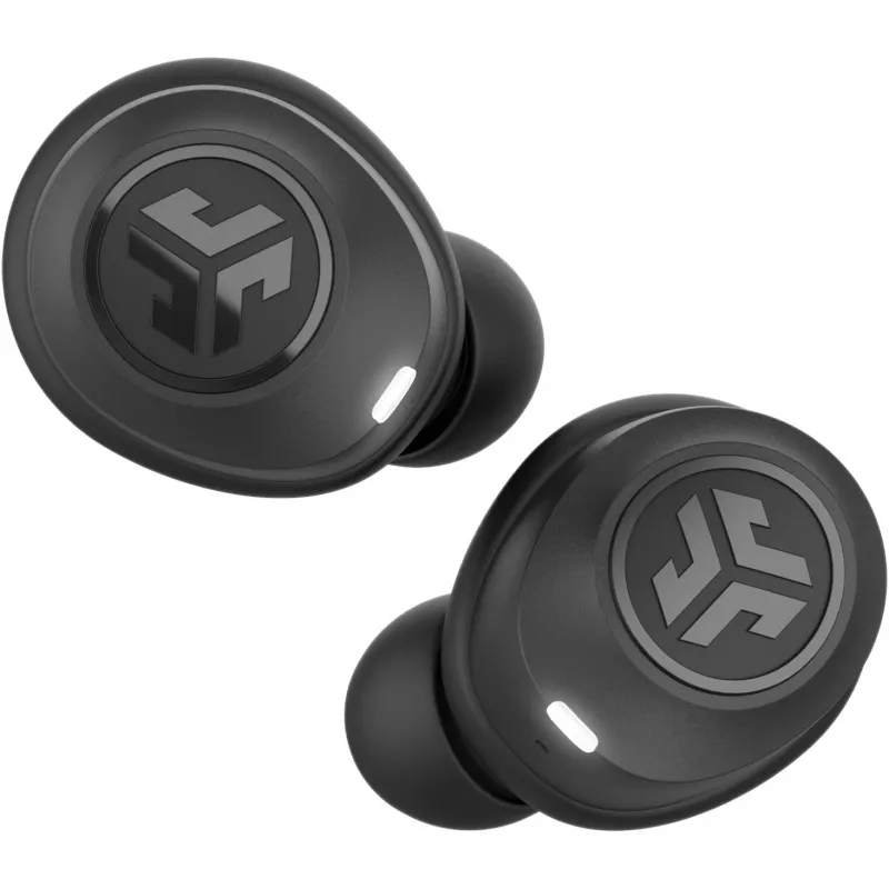 JLab JBuds Air Tikri belaidžiai ausinės į ausis USB Type-A Bluetooth Juodos (IEUEBJBUDSAIRRBLK82)