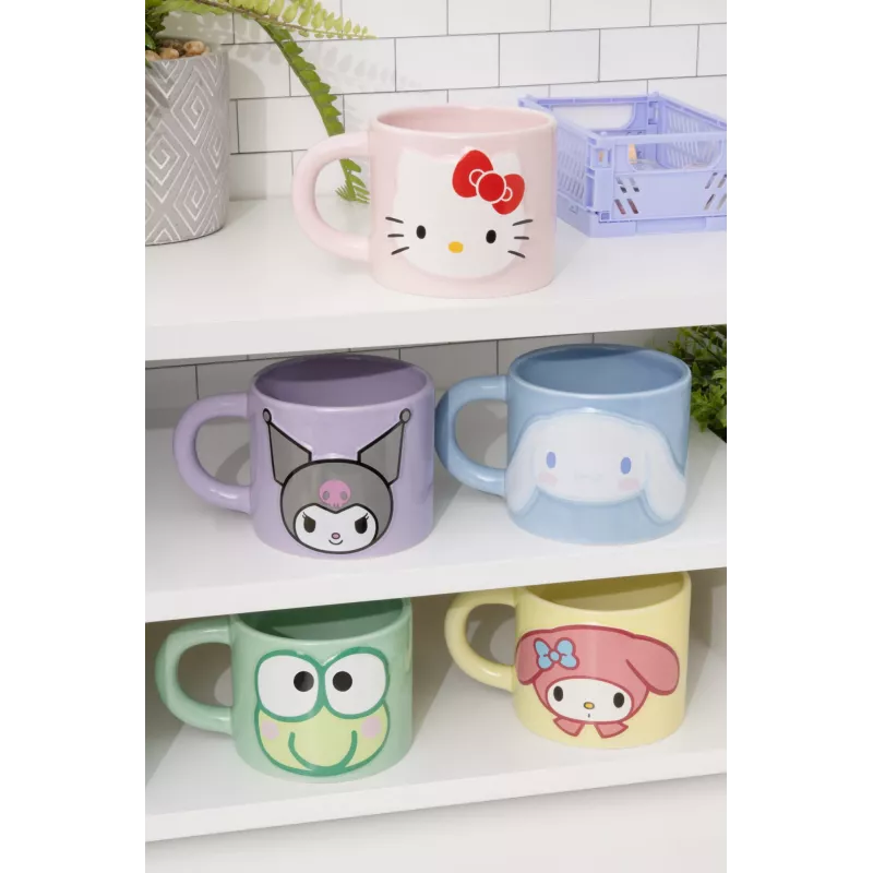 Keraminis puodelis Paladone Cinnamoroll su reljefiniu dizainu – 400 ml