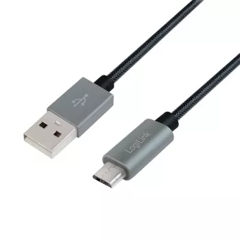 Sinchronizacijos ir įkrovimo laidas USB-A į Micro-B vyriškas 2 m LOGILINK