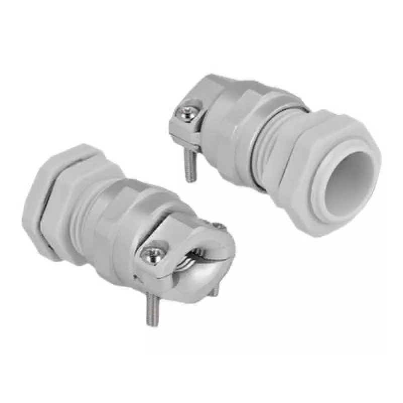 Kabelio įvadas DeLOCK 60354 pilkas metalas plastikas