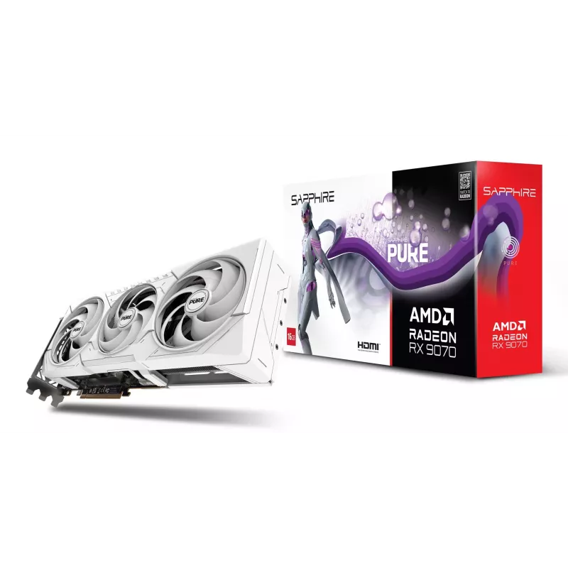 SAPPHIRE Radeon RX 9070 16GB GDDR6 vaizdo plokštė