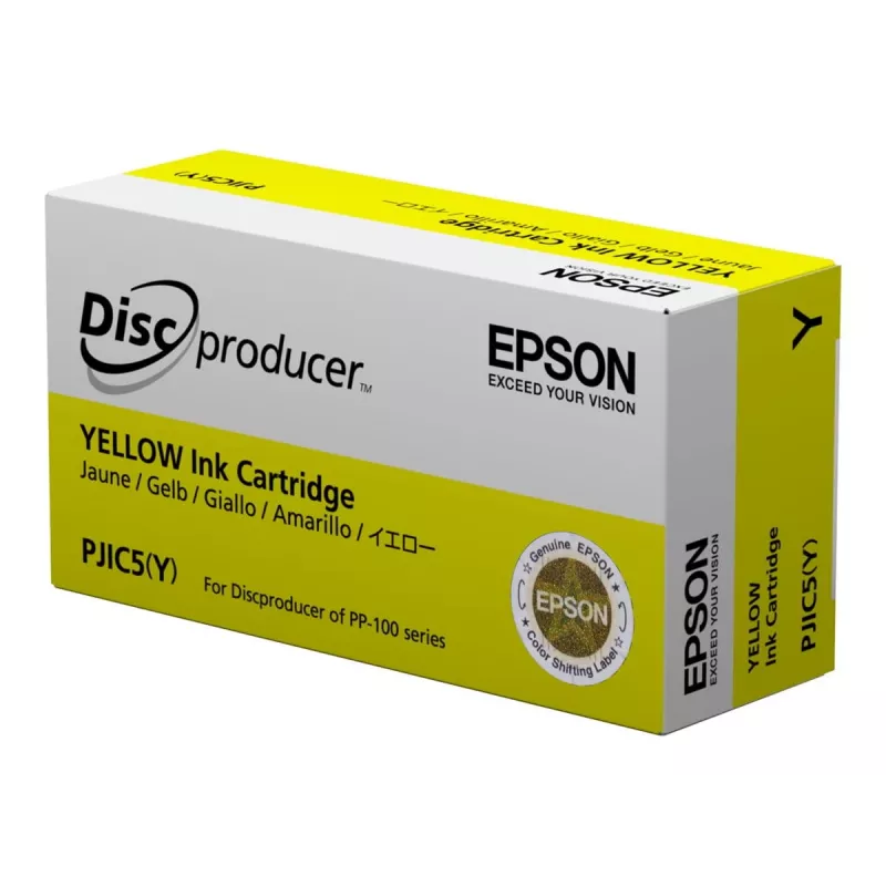 Epson Discproducer PJIC7(Y) rašalo kasetė, geltona, 31.5 ml, originali (C13S020692)