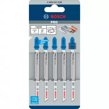 Bosch 2 608 631 030 pjūkleliai siaurapjūkliui T 227 D Special for Alu, 100 mm (5 vnt.)