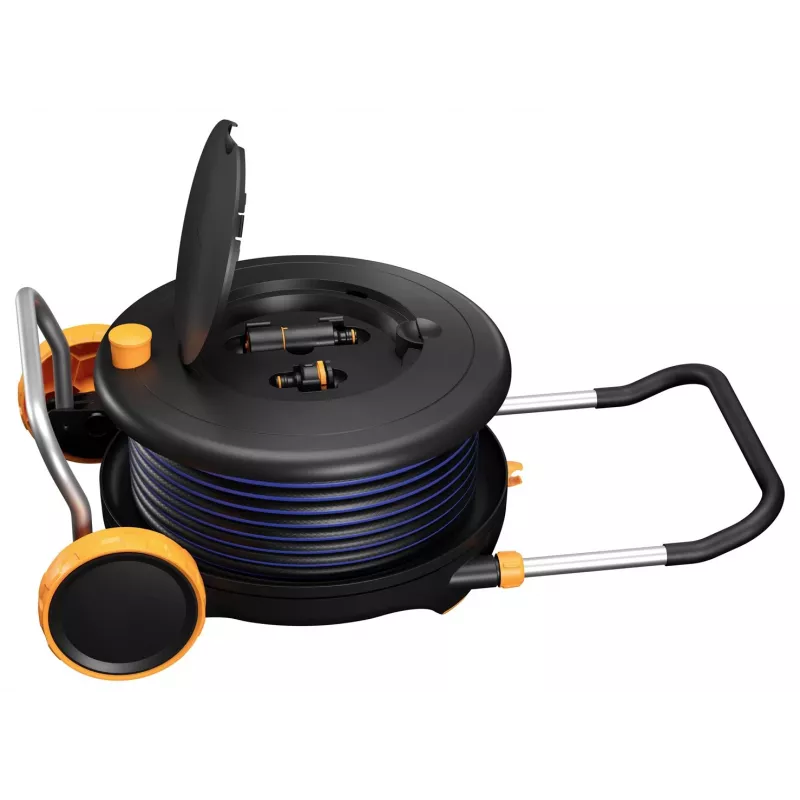 Fiskars Comfort žarnos ritė L su ratais 30 m 1071670