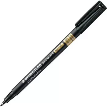Permanentinis markeris Staedtler Lumocolor 200-01466, smulkus antgalis, juoda