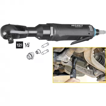 Pneumatinis veržliasukis HAZET 9022SR-1 1/4 colio 400 RPM 102 N·m juodas