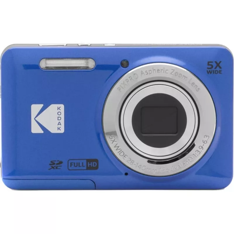 Kodak PIXPRO FZ55 1/2.3 Kompaktiška kamera 16 MP CMOS 4608 x 3456 pikseliai Mėlyna (FZ55BL)