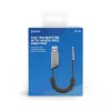 Savio TR-16 Bluetooth siųstuvas AUX adapteris su laisvų rankų funkcija, Bluetooth 5.3, Google Assistant/Siri