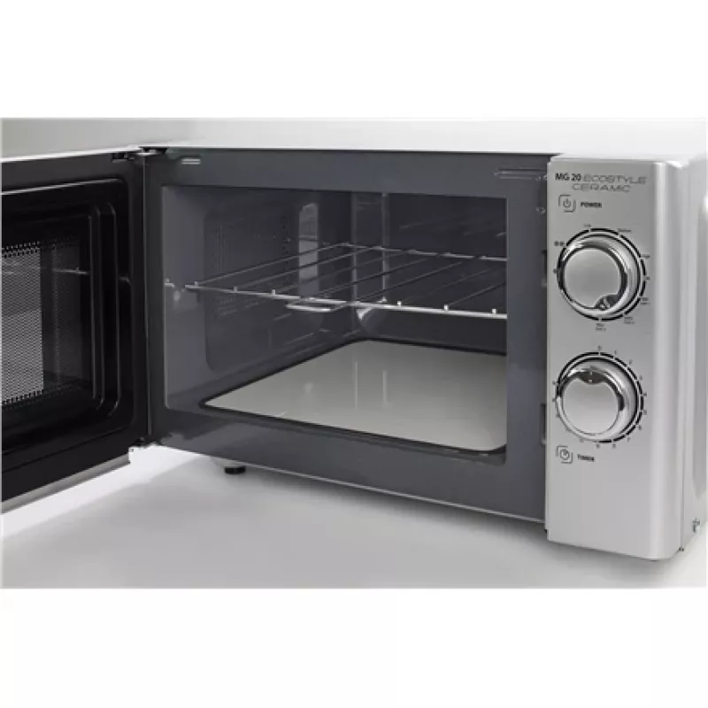 Caso Ecostyle Ceramic 03316 Grilis Laisvai Pastatomas Sidabrinis 700 W