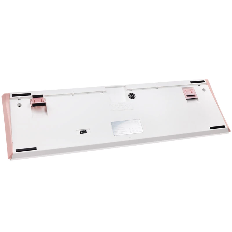Ducky One 3 Gossamer Pink klaviatūra žaidimams USB US English rožinė, balta
