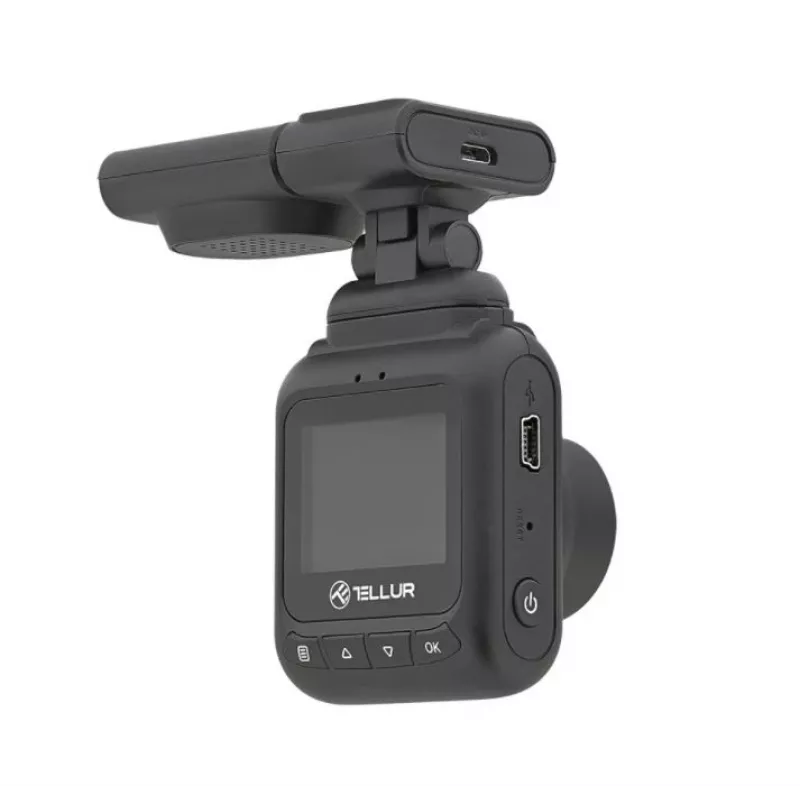 Automobilinis vaizdo registratorius Tellur Dash Patrol DC2 FullHD 1080P GPS juodas