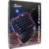 Inter-Tech KB-3035 RGB žaidimų klaviatūra, 35 klavišai, USB, juoda