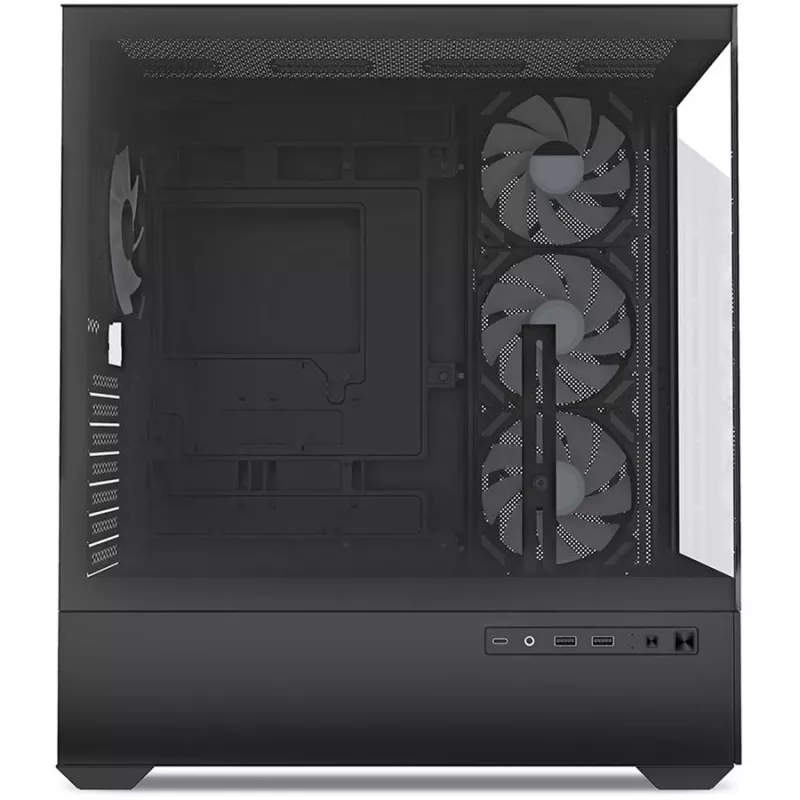 PC korpusas Sharkoon AK6 RGB, ATX, juodas