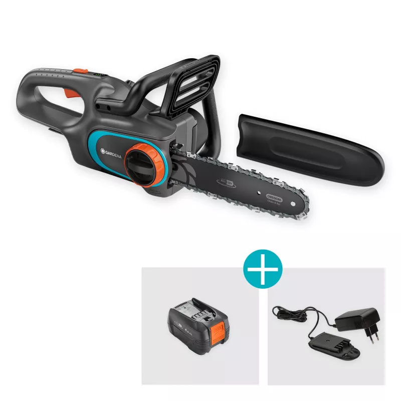 Grandininis pjūklas GARDENA PowerSaw Black 18V be akumuliatoriaus