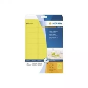 Herma 5140 geltona lipnioji etiketė