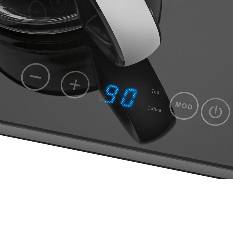 ProfiCook PC-TKS 1056 elektrinis virdulys 1,7 L Juoda, Nerūdijantis plienas, Peršviečiamas