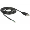 Laido kamera DeLOCK 95986 1,5 m Juoda