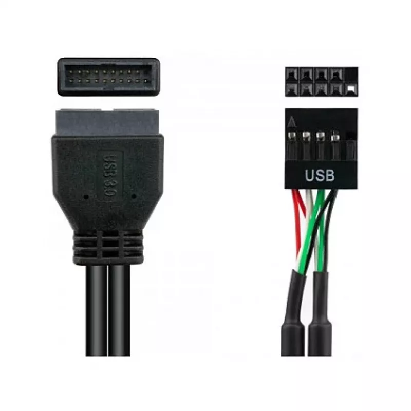 Good Connections adapteris Pin-Header USB3.0 kištukas – USB2.0 lizdas 0,3 m