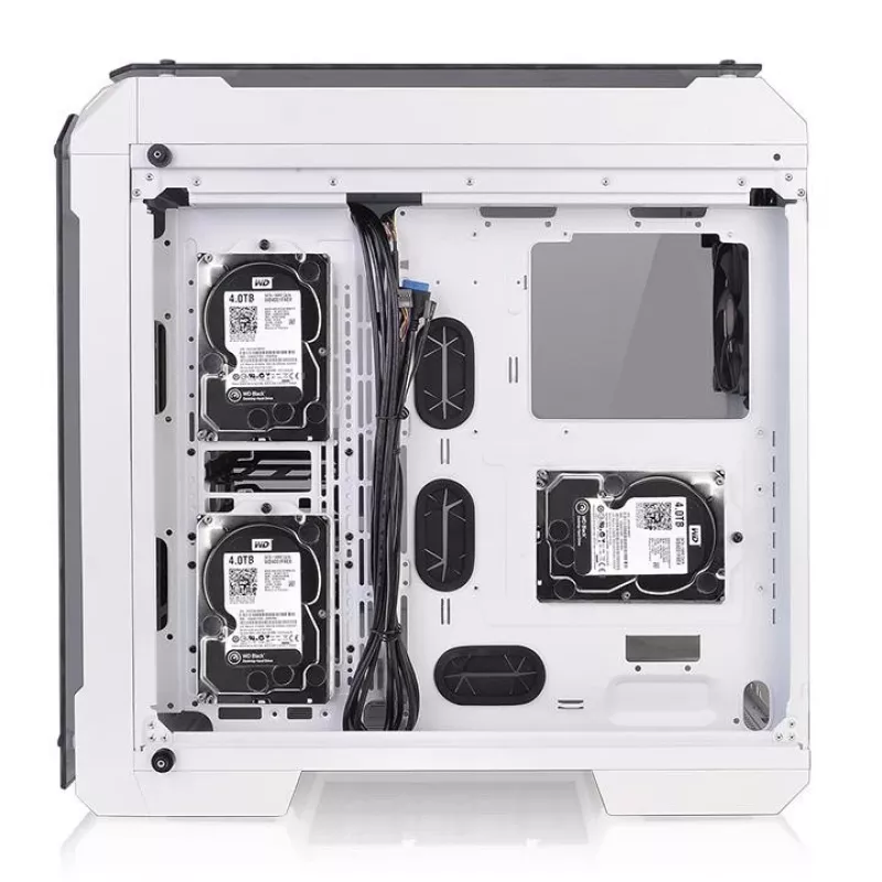 Case View 71 Riing Grūdintas Stiklas E-ATX Pilnas Bokštas - Snow Edition