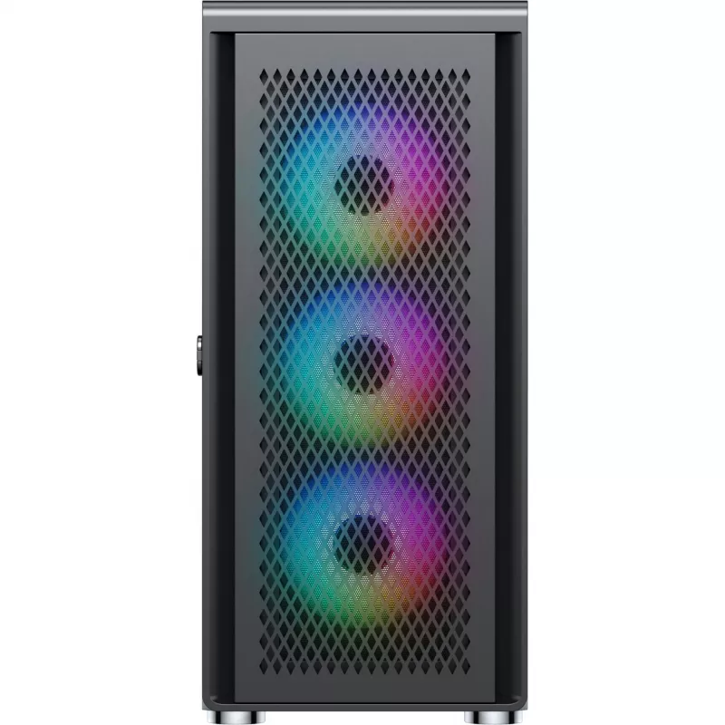 PC korpusas Silentware Air 100 Black – mid-tower ATX korpusas, juodas