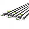 Žaibo laidas Green Cell KABGCSET05 1,2 m juodas