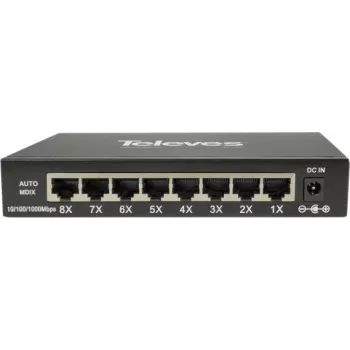 Nevaldomas Ethernet jungiklis Televes SWUM-1000-8 8x 10/100/1000 Mbps