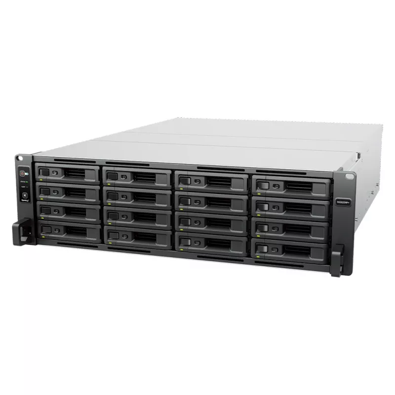 NAS Rack Server Synology RS2825RP+ 16 lizdų (3U) V1780B 3,35 GHz, 8 GB DDR4, HDD/SSD palaikymas, Pilka
