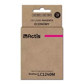 Actis KB-1240M rašalo kasetė (pakaitalas Brother LC1240M/LC1220M; standartinė; 19 ml; rausva)