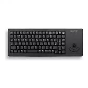 Cherry G84-5400LUMCH-2 laidinė klaviatūra su trackball, 89 klavišai, USB, 2,5 m laidas, juoda