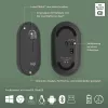 Logitech Pebble 2 Combo belaidė klaviatūra ir pelė QWERTZ vokiška pilka