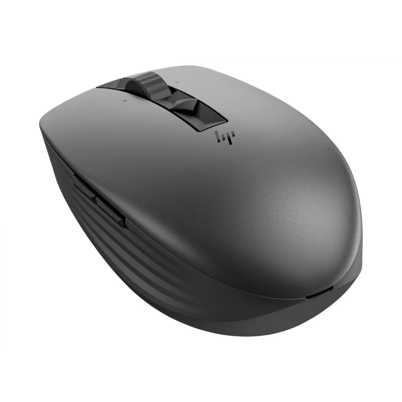 HP 710 įkraunama tyli pelė, ambidekstrinė, RF belaidė + Bluetooth, 3000 DPI, juoda