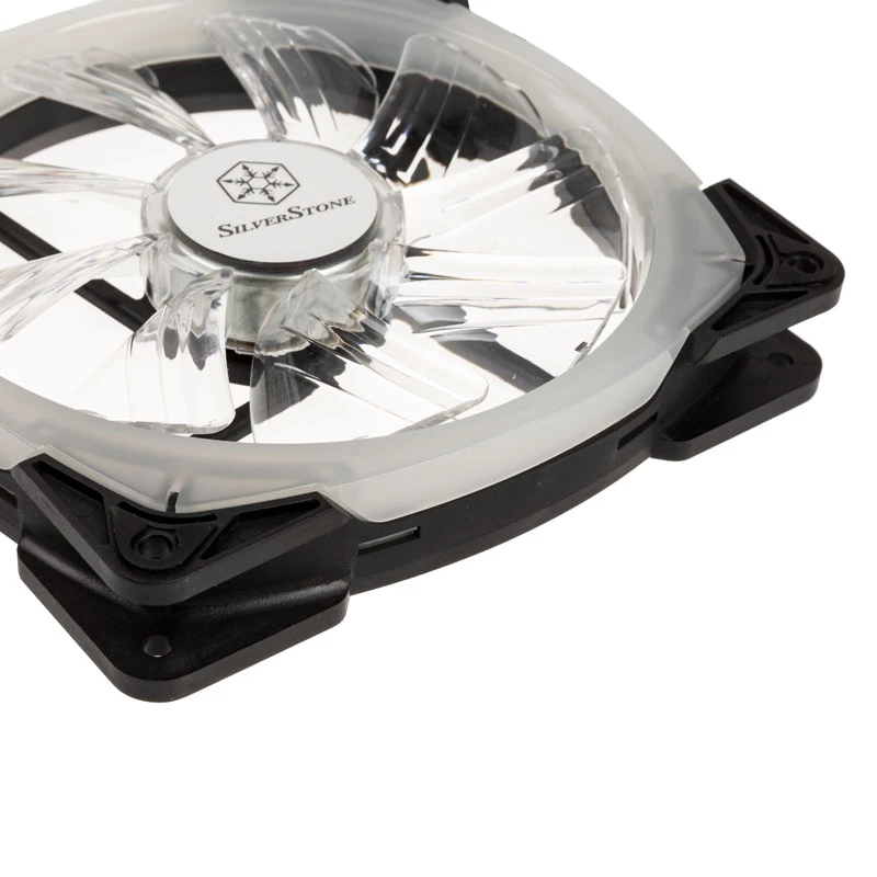 Korpuso ventiliatorius SILVERSTONE SST-FW142-RGB 140mm 1500rpm – RGB LED, PWM suderinamumas