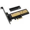 Vidinė M.2 PCIe adapterio kortelė Akasa AK-PCCM2P-02 su aušintuvu