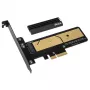 Vidinė M.2 PCIe adapterio kortelė Akasa AK-PCCM2P-02 su aušintuvu
