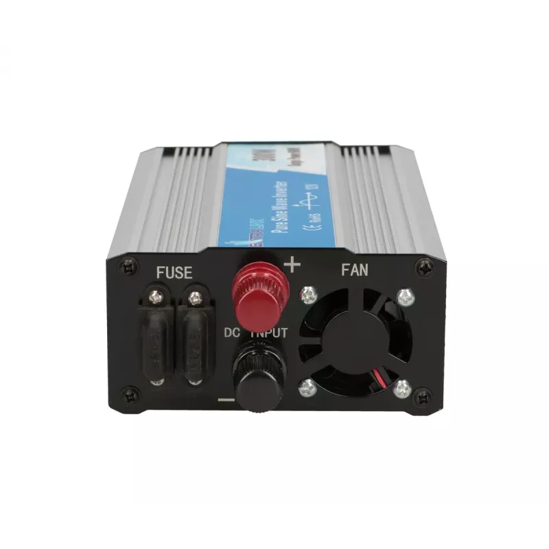 Įtampos keitiklis Extralink OPIP-300W 12V 300W gryno sinuso, aliuminio korpusas, aktyvus aušinimas