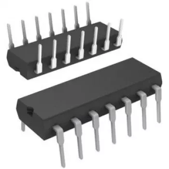 Operacinis stiprintuvas Texas Instruments LT1014CN – keturgubas precizinis operacinis stiprintuvas PDIP-14 korpuse