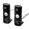 Laidiniai kompiuteriniai garsiakalbiai Audiocore AC860, 2.0 kanalų, 4 W RMS, USB maitinimas, 3,5 mm lizdas, juodi