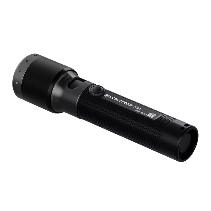 Rankinis žibintuvėlis Ledlenser P5R – įkraunamas LED prožektorius, 750 lm, 280 m spindulys, IP68, aliuminis, 99 g