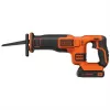 Pjūklas stūmoklinis Black & Decker BDCR18-QW Juodas, Oranžinis