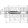 Fischer SXR 6 x 60 mm tvirtinimo kaištis