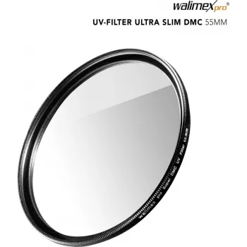 UV filtras Walimex pro Slim Super DMC 55 mm – apsauga objektyvui